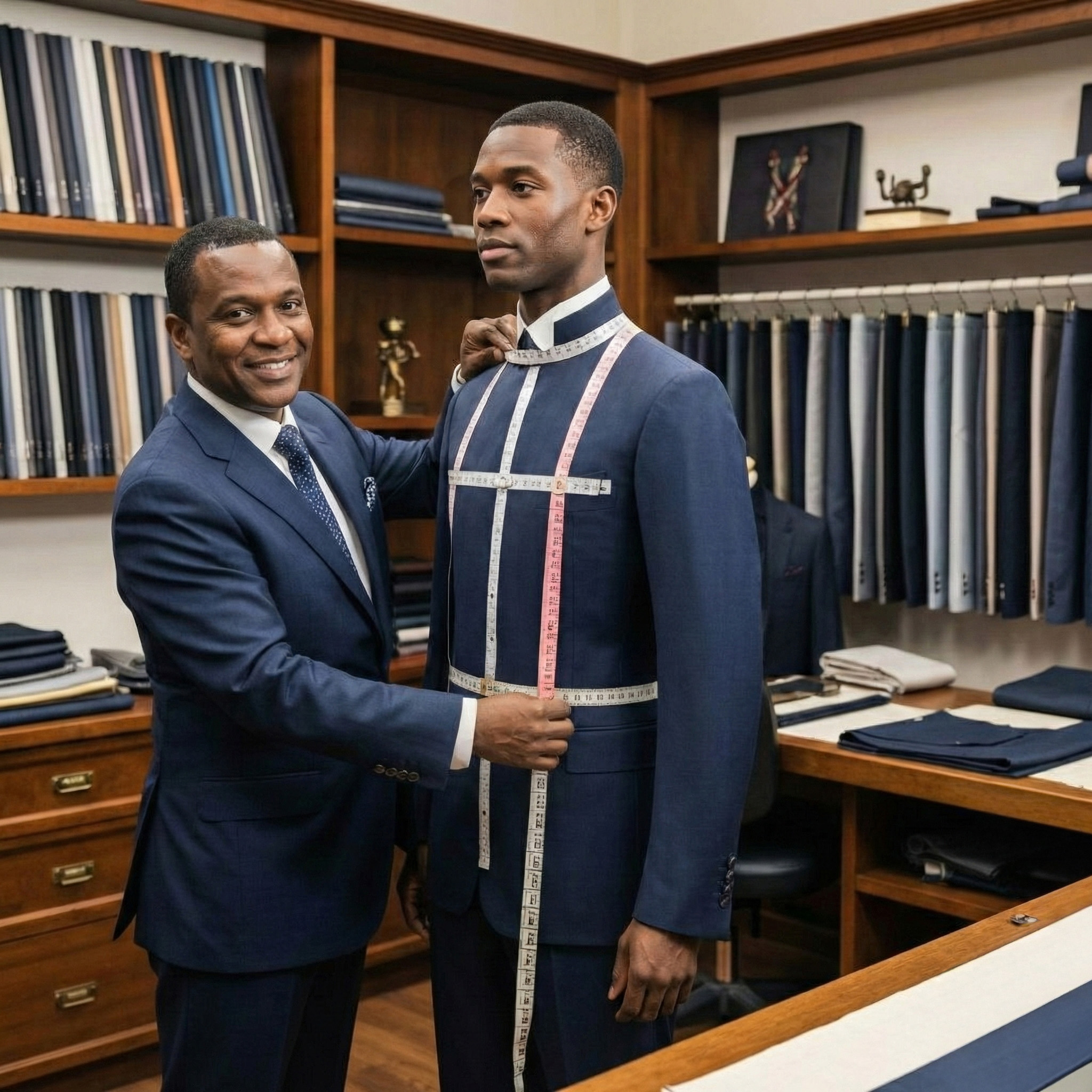 Bespoke tailoring process