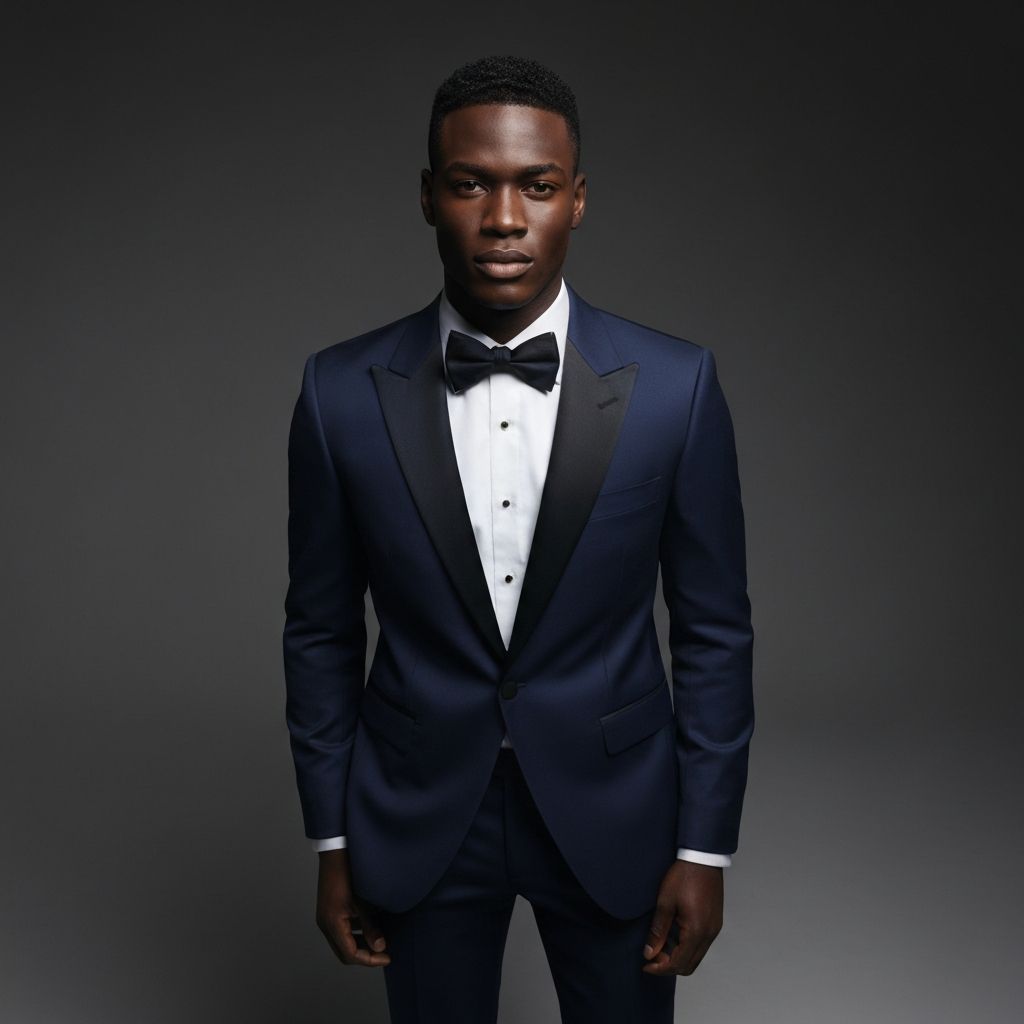 Midnight Blue Peak Lapel